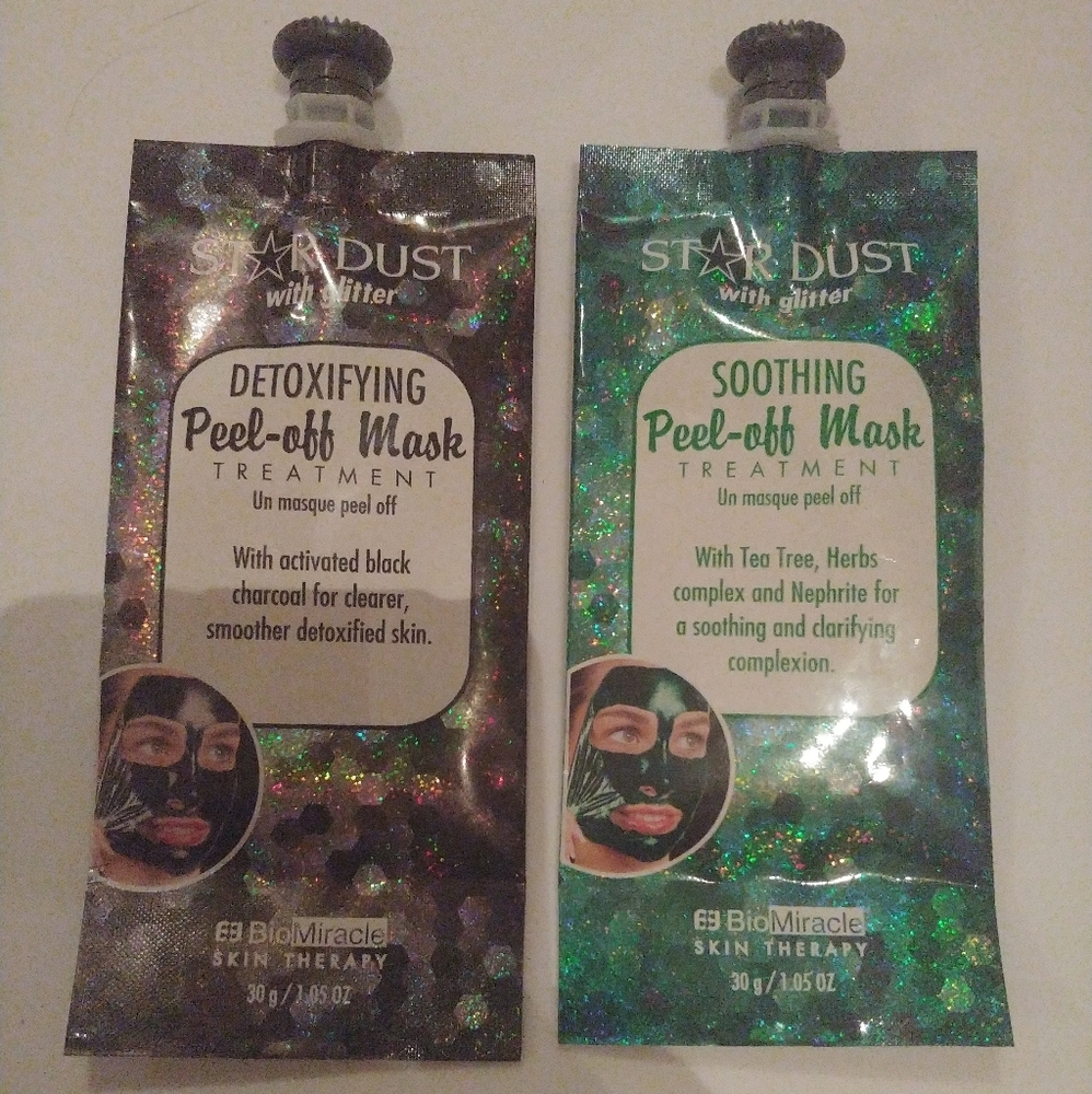 2 x Star Dust w/ Masks -Detoxifying and Soothing